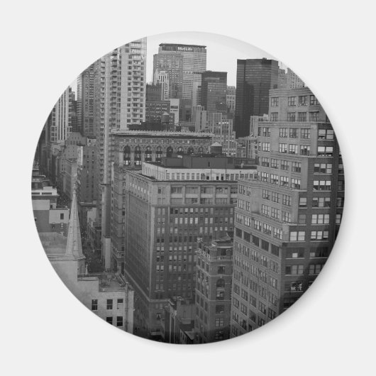 NYC Skyline Foto Magneet (Voorkant)