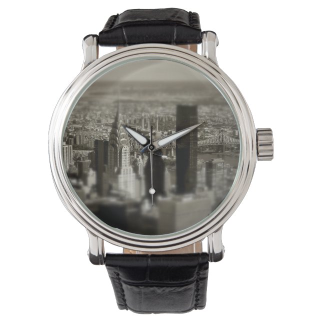 NYC Skyline Horloge (Voorkant)