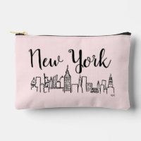 NYC Skyline illustratie make-up tas