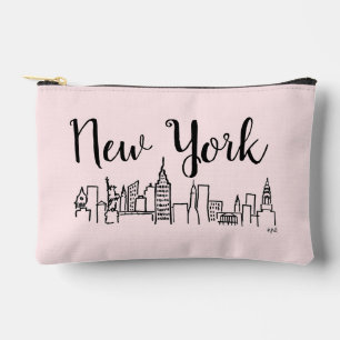 NYC Skyline illustratie make-up tas