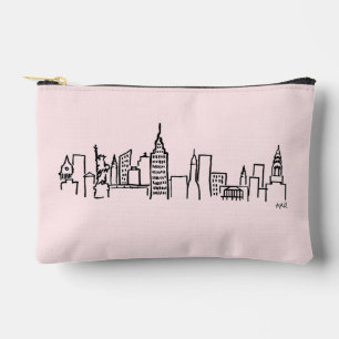 NYC Skyline illustratie make-up tas