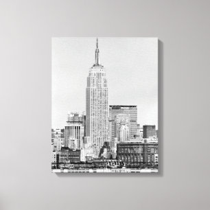 NYC Skyline IV Canvas Afdruk
