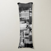 NYC Skyline IX Lichaamskussen (Voorkant Verticaal)