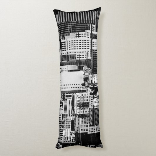 NYC Skyline IX Lichaamskussen (Achterkant (Verticaal))