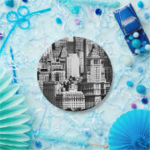NYC Skyline IX Papieren Bordje (Feest)