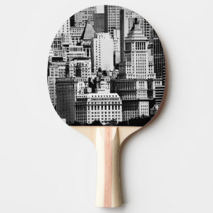 NYC Skyline IX Tafeltennisbatje