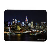 NYC Skyline met Rainbow ESB Magnet Magneet (Horizontaal)