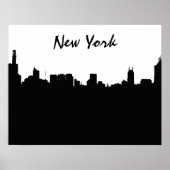 NYC Skyline Poster (Voorkant)