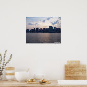 NYC Skyline - Poster (Keuken)