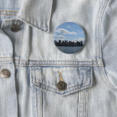 NYC-skyline Ronde Button 5,7 Cm (In situ)