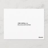 NYC Skyline Silhouette Blue Starry Numéro de table (Dos)