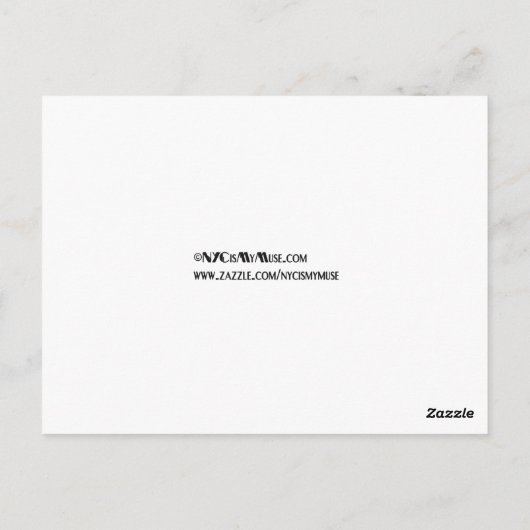 NYC Skyline Silhouette Blue Starry Numéro de table (Dos)