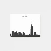 NYC Skyline Silhouette Post-it® Notes (Voorkant)