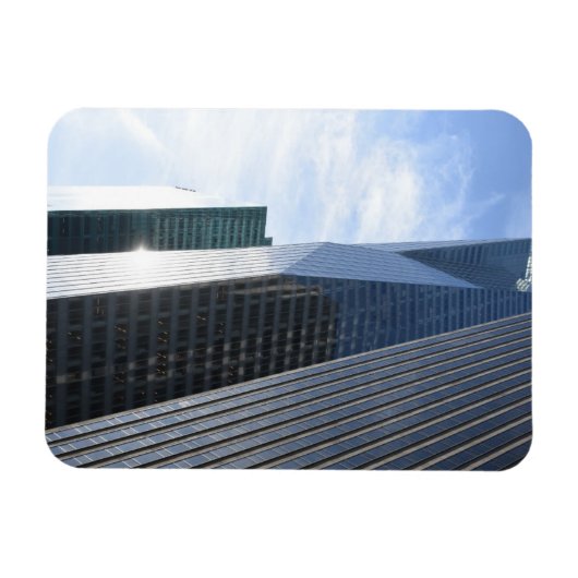 NYC Skyscrapers Manhattan Architecture New York Magneet (Horizontaal)