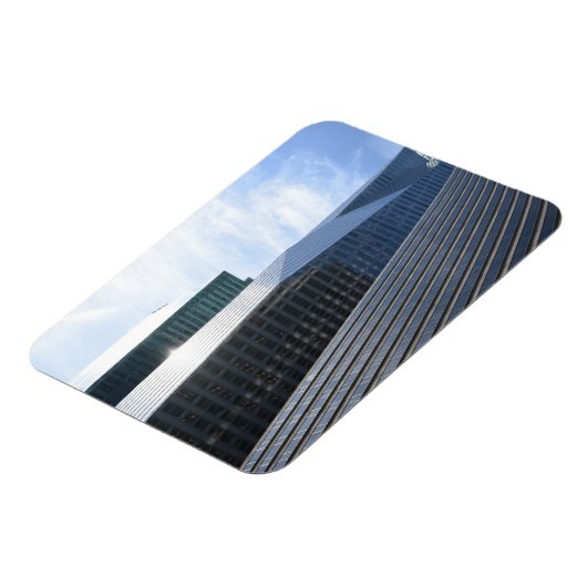 NYC Skyscrapers Manhattan Architecture New York Magneet (Linkerzijde)