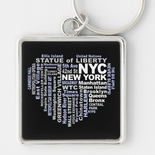 NYC-sleutelhanger Sleutelhanger (Voorkant)