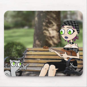 NYC Squirrel Sangen Mousepad Muismat