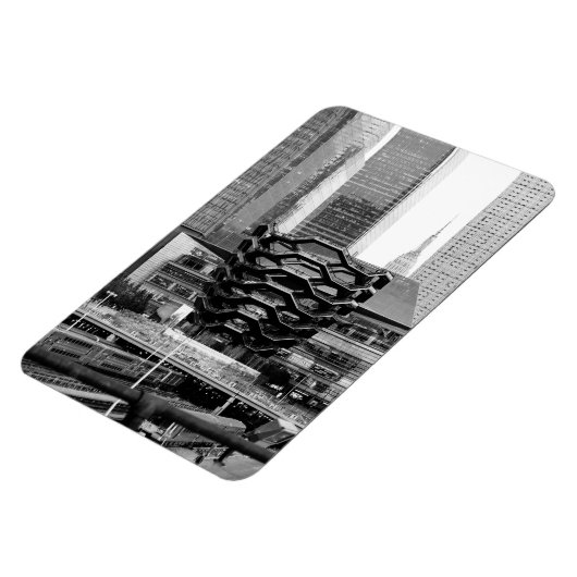 NYC Street in Monochrome Magneet (Linkerzijde)