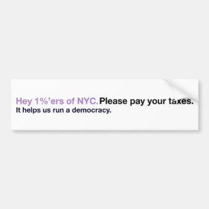 NYC Subway Stickers (Democracy Edition)