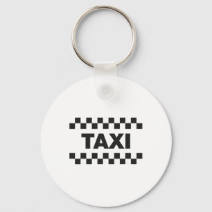 NYC Taxi Kostuum Halloween Funny Yellow New York C Sleutelhanger