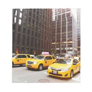 NYC-taxi's in New York Notitieblok