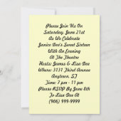 NYC Theater District Gewaardeerde uitnodigingen ~  (Achterkant)