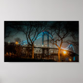 NYC Throgs Neck Bridge Poster (Voorkant)