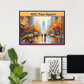 NYC/Time Square Poster (Thuiskantoor)