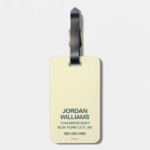 NYC - Times Square Bagagelabel (Achterkant verticaal)