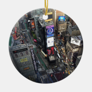 NYC Times Square Keramisch Ornament