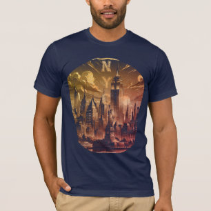 NYC Voeg naam toe Grafisch T-shirt