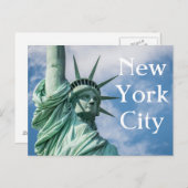 NYC Vrijheidsbeeld Briefkaart (Voorkant / Achterkant)