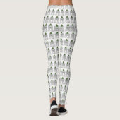 NYC Washington Square Arch kerstboom Leggings (Achterkant)