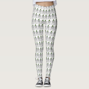 NYC Washington Square Arch kerstboom Leggings