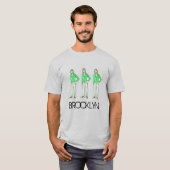 NYC Williamsburg Brooklyn Hoodie Hipster New York T-shirt (Voorkant volledig)