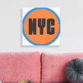NYC Wrapped Canvas Afdruk (Insitu (Woonkamer))