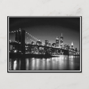 NYC zwart-wit Briefkaart
