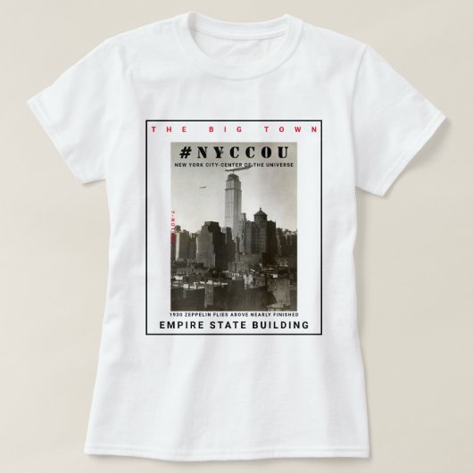 NYCCOU #NYCCOU EMPIRE STATE4A T-SHIRT (Design voorkant)