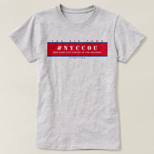 NYCCOU #NYCCOU rb T-shirt (Design devant)