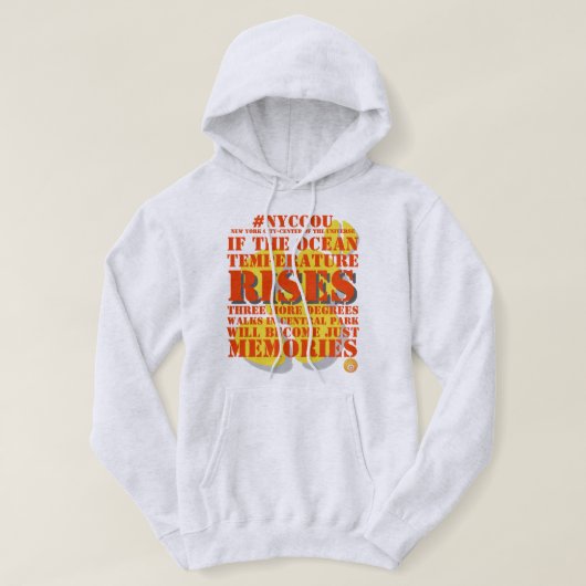 NYCCOU TROIS DEGRÉS DE PLUS 1b Sweat - shirt à cap (Design devant)