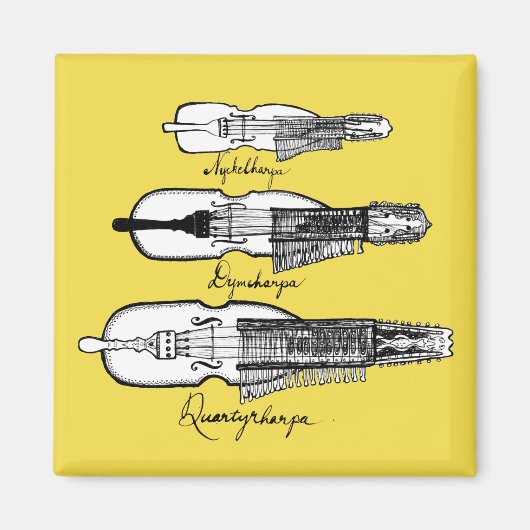 Nyckleharpa magneet (Voorkant)