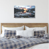 Nydiver Lakes Sunrise 2 - Ansel Adams Wilderness Canvas Afdruk (Insitu (Slaapkamer))