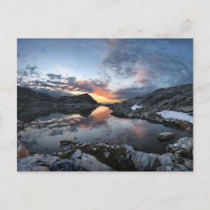 Nydiver Lakes Sunrise - Ansel Adams Wilderness Briefkaart