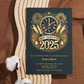 NYE 2025 Invitation Electronic New Years Eve Party