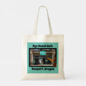 Nye Beach Cafe Shopping Bag Tote Bag (Achterkant)