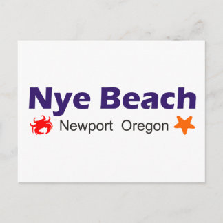 Nye Beach Newport Oregon Briefkaart