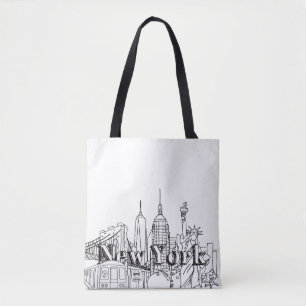 NYE New York Vacation Souvenirs NYC Gift Draagtas