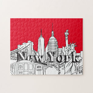 NYE New York Vacation Souvenirs NYC Gift Legpuzzel