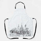 NYE New York Vacation Souvenirs NYC Gift Schort (Voorkant)
