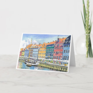 Nyhaven, Copehagen, Denmark Kaart